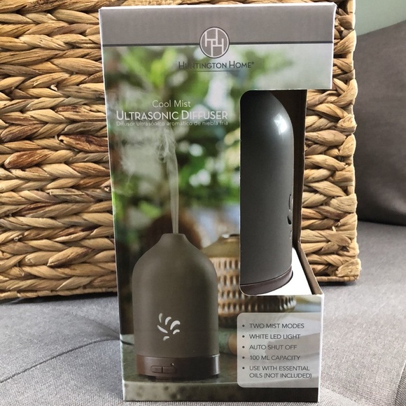 Huntington Home Accents Essential Oil Diffuser Cool Mist Ultrasonic